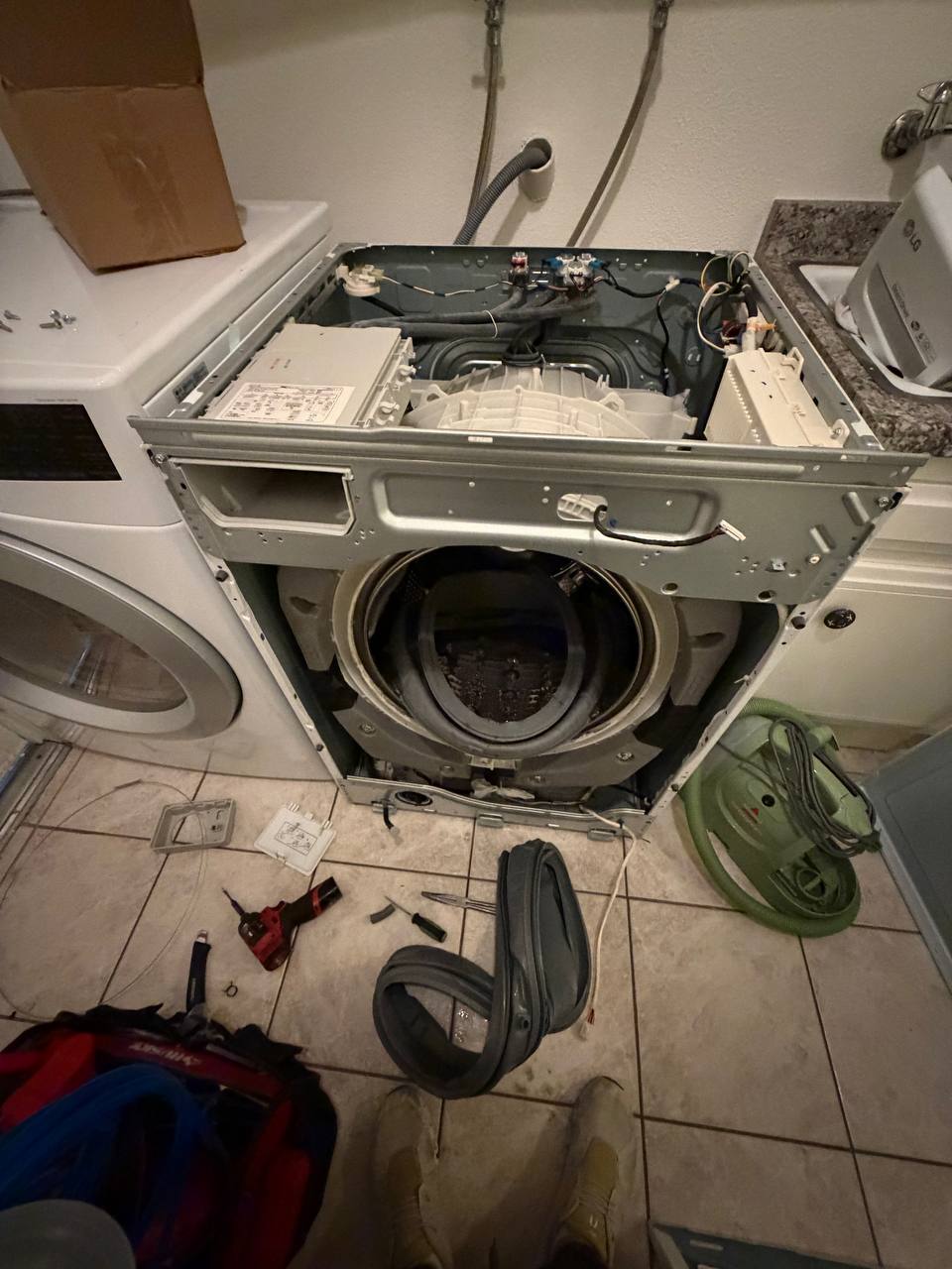 Washing Machine Smells Bad Moldy Door Gasket Fix — Cactus Appliance, Orange County CA