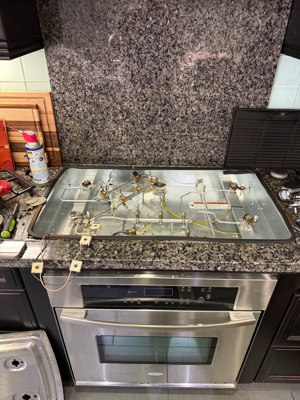 KitchenAid Gas Cooktop Leak Fixed in Villa Park